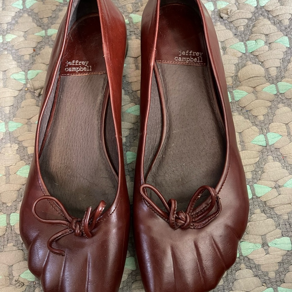 Jeffrey Campbell Women's Brown Ballet Flats